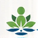 Icon representing holistic well-being, perhaps a person meditating or a balanced natural element.
